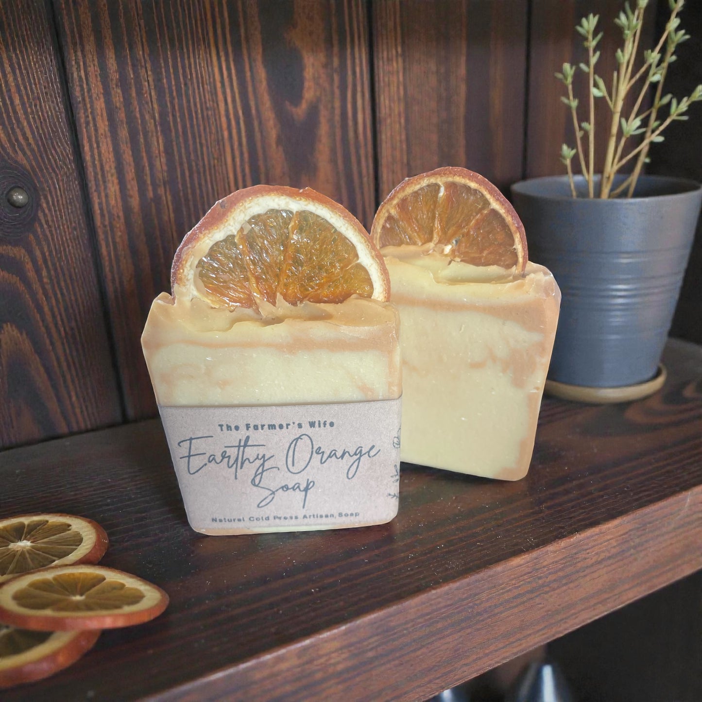 Earthy Orange Soap