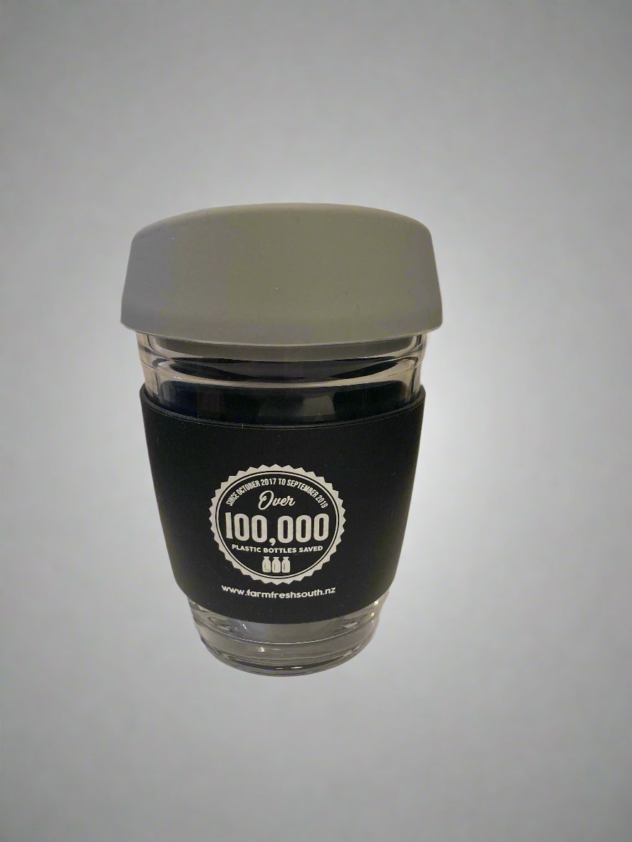 Farm Fresh South - Reusable Glass Coffee Cup