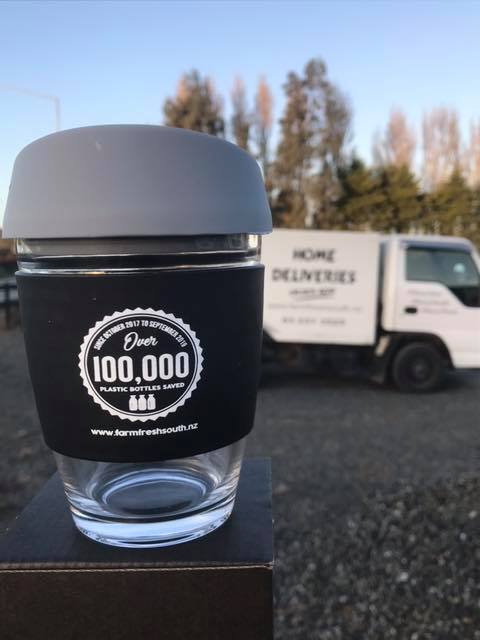 Farm Fresh South - Reusable Glass Coffee Cup