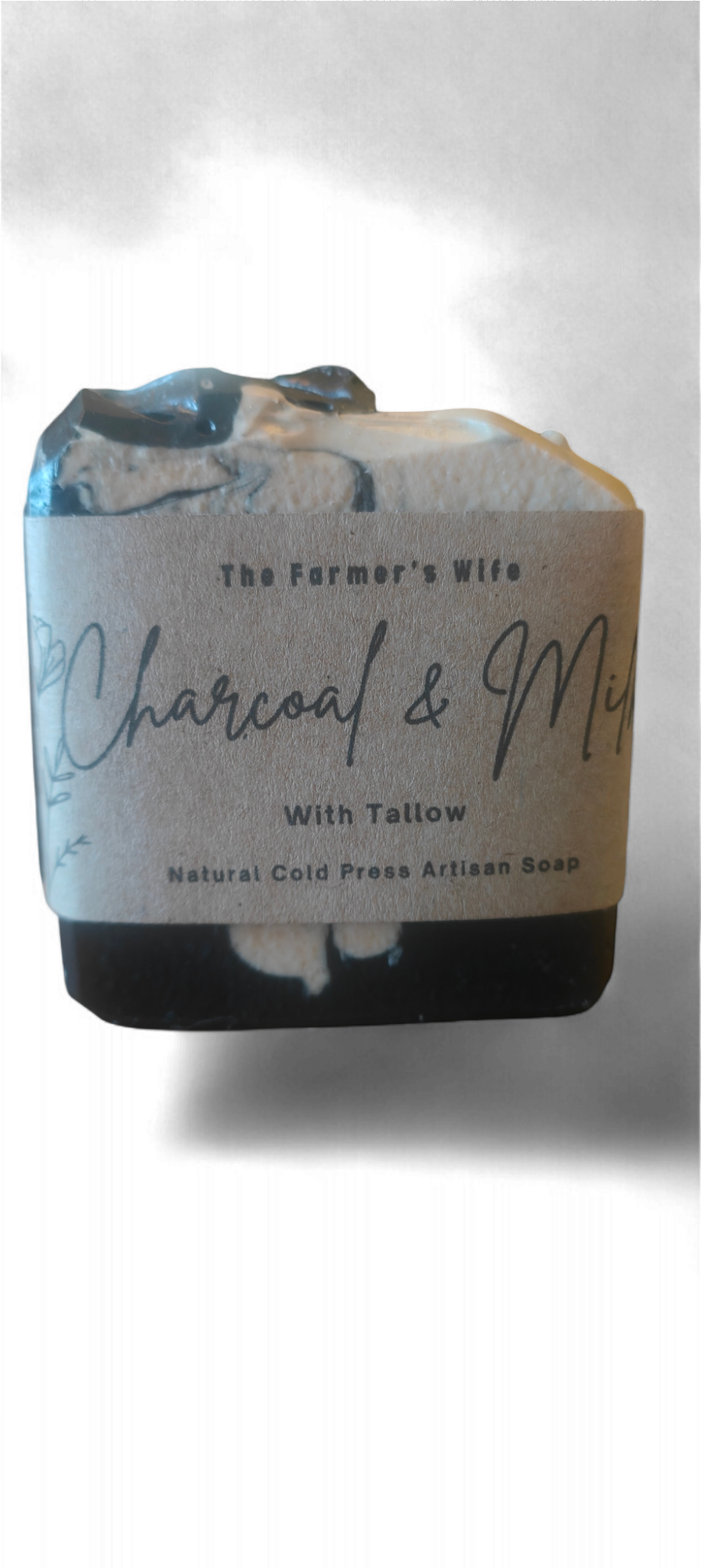 Charcoal and Milk Soap with Tallow