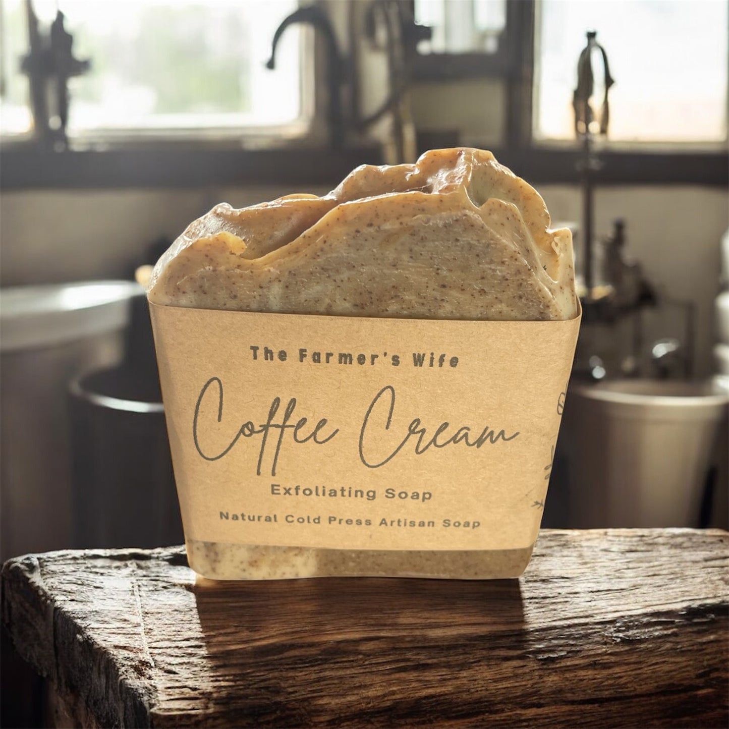 Coffee Cream Exfoliating Soap