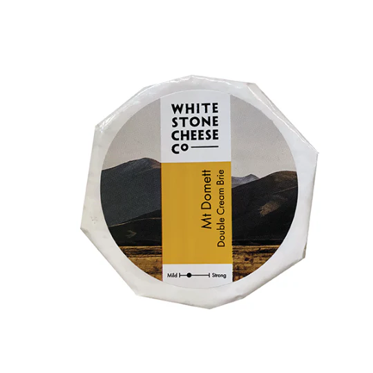 Whitestone Cheese - Mt Domett Double Cream Brie 125g