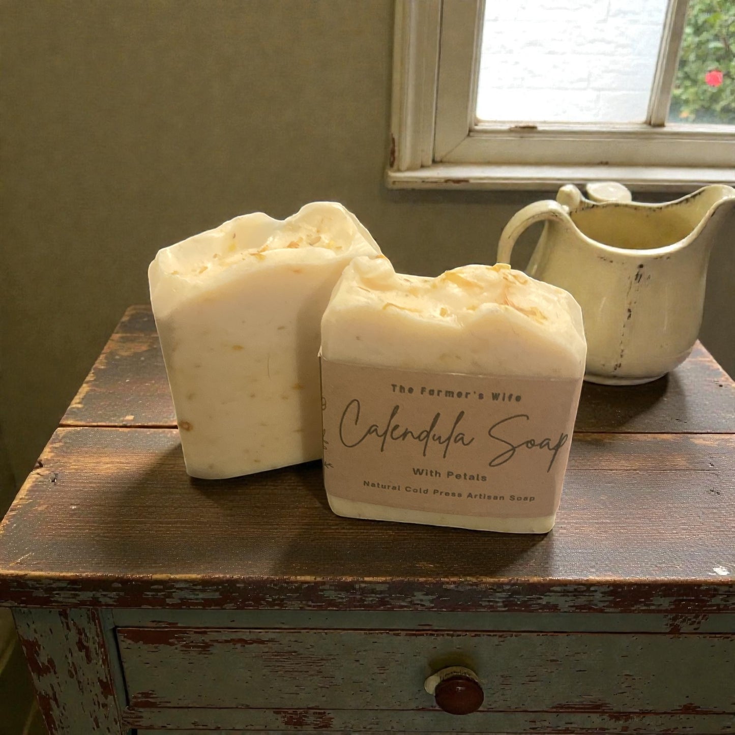 Calendula Soap with Petals