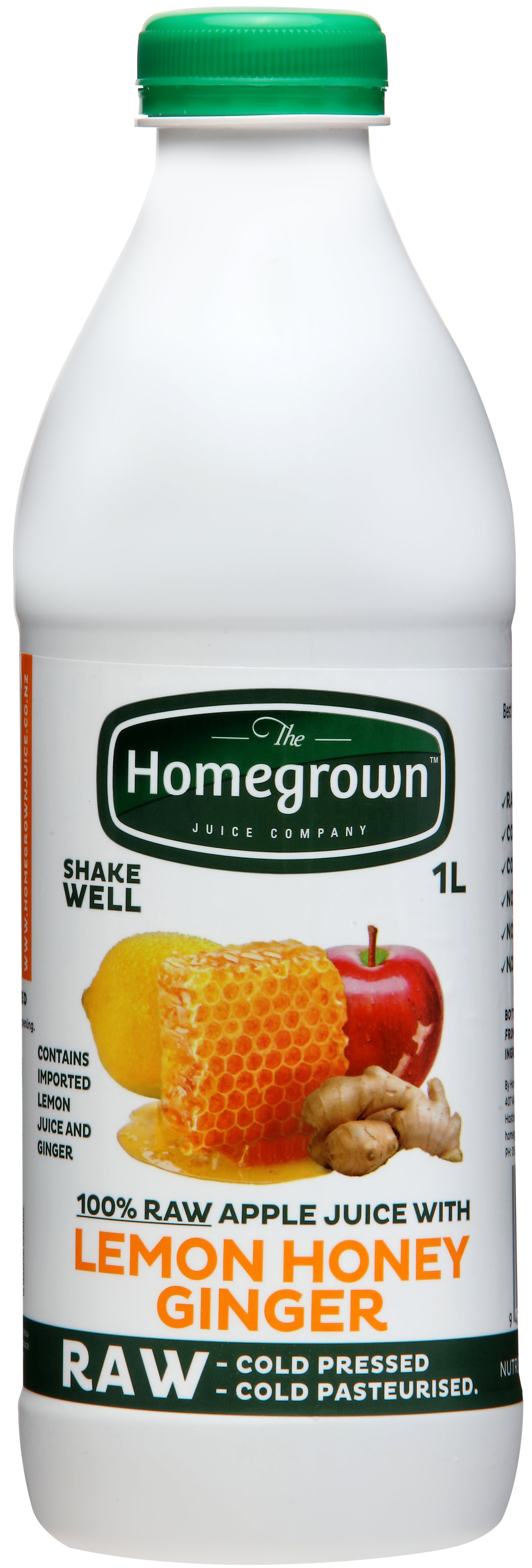 Homegrown - Lemon Honey Ginger 1lt