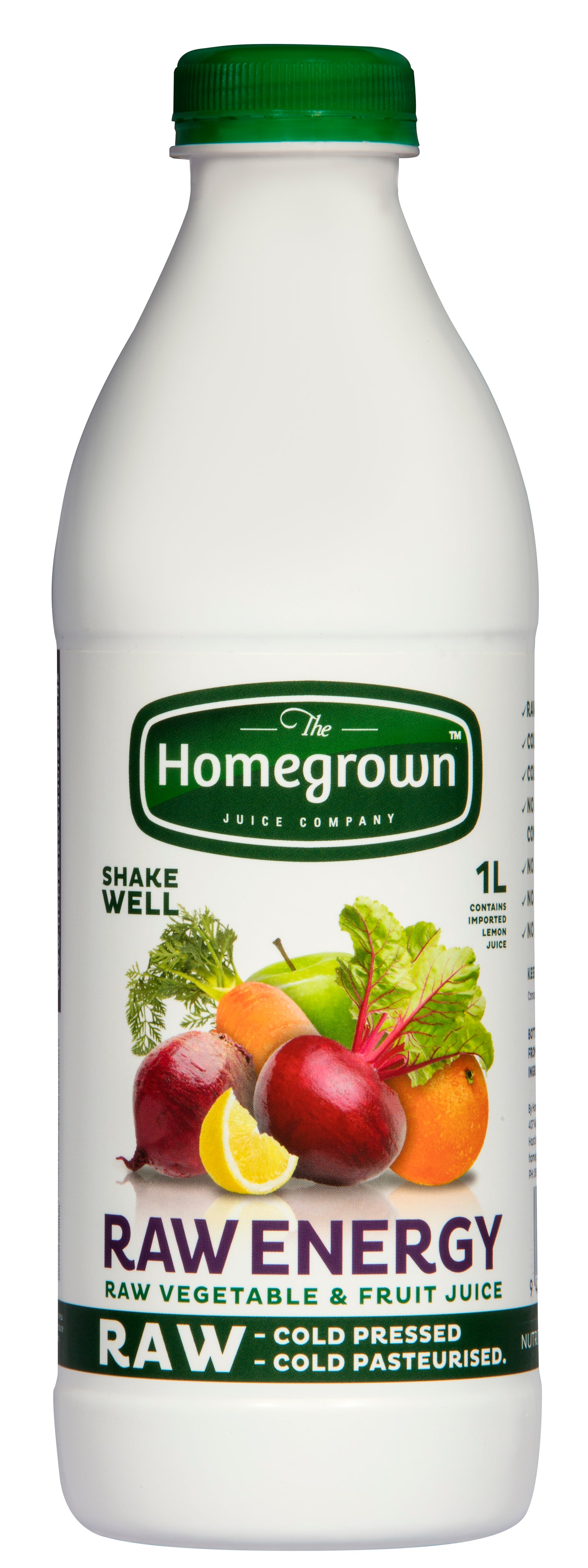 Homegrown - Raw Energy 1lt