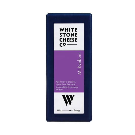 Whitestone Cheese - Mount Kyeburn Smoked Cheddar Waxed Stick 250g