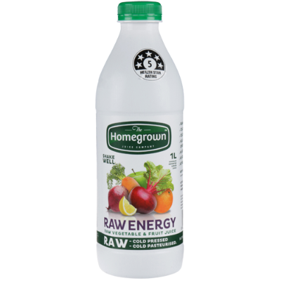 Homegrown - Raw Energy 1lt