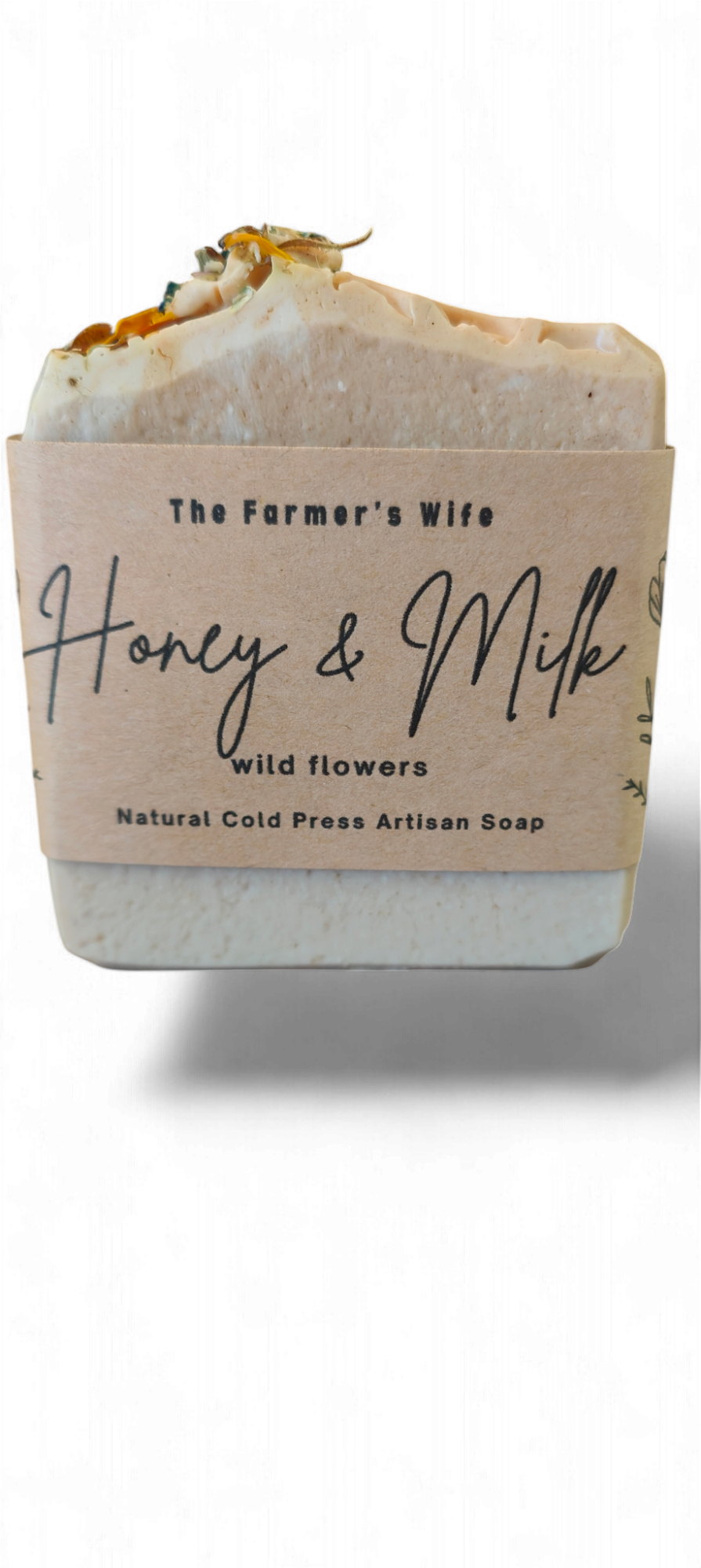 Honey and Milk Soap with Wildflowers