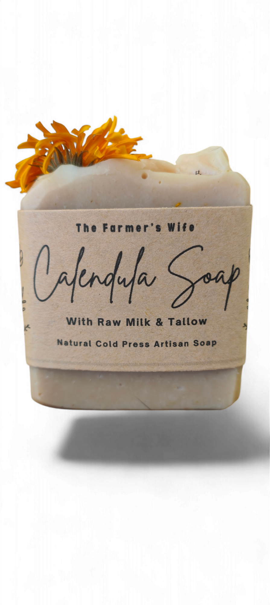 Calendula Soap with Raw Milk and Tallow