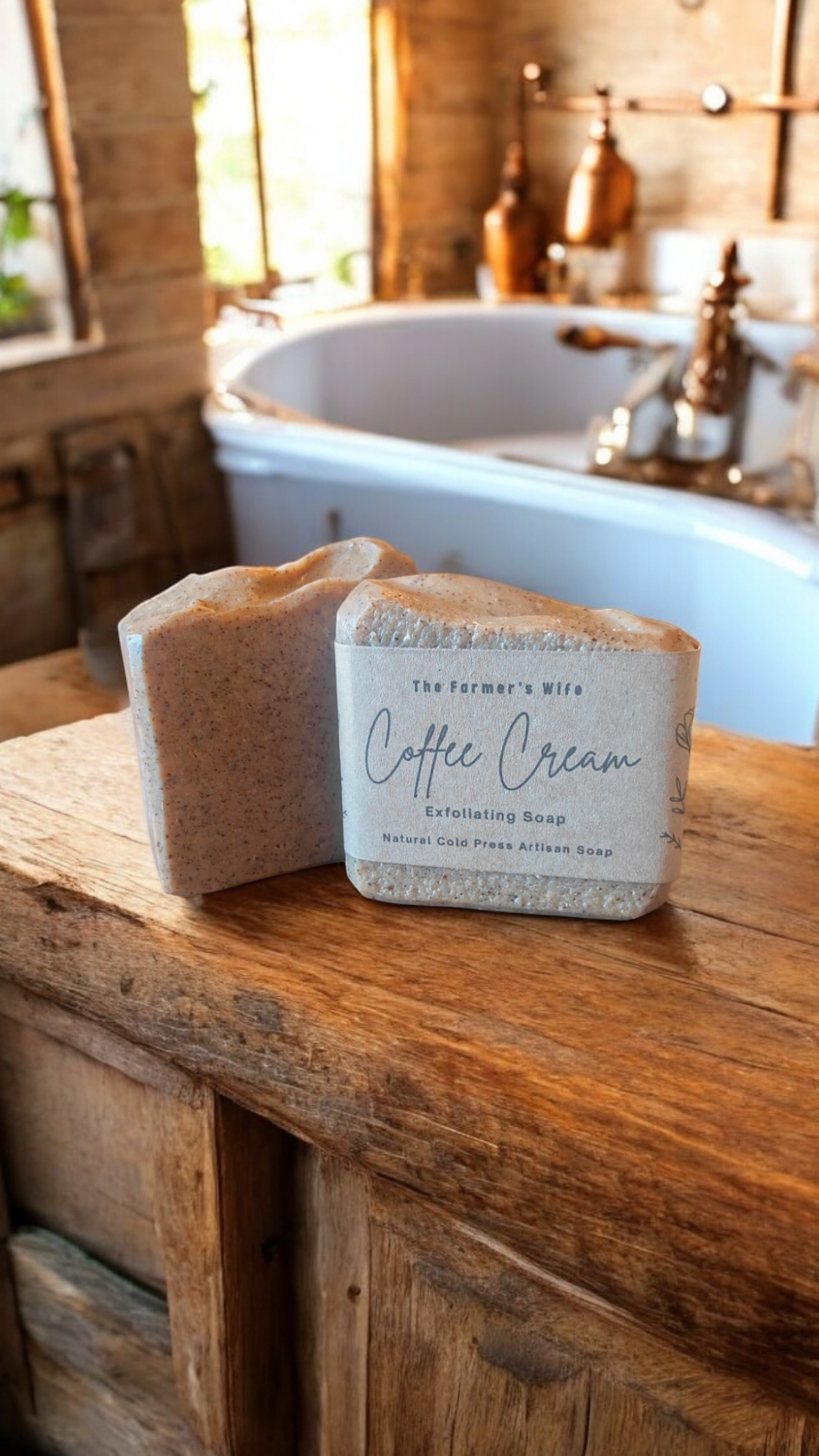 Coffee Cream Exfoliating Soap