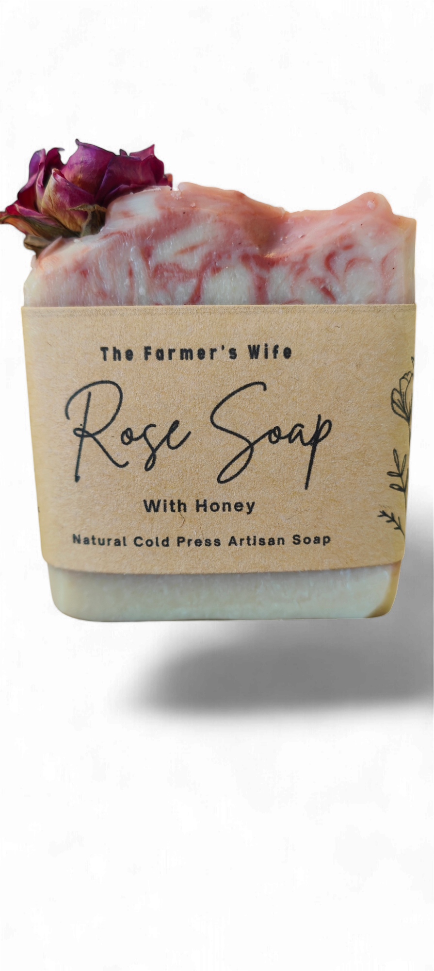 Rose Soap with Honey